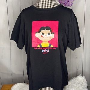 Uniqlo Peko-Chan Black Tshirt